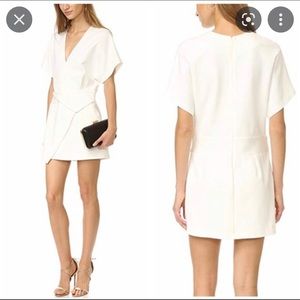 Halston heritage dolman sleeve mini dress